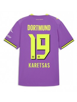 Borussia Dortmund Konstantinos Karetsas #19 Replika Tredje Kläder 2026-27 Kortärmad Borussia Dortmund Konstantinos Karetsas #19 Replika Tredje Kläder 2026-27 Kortärmad